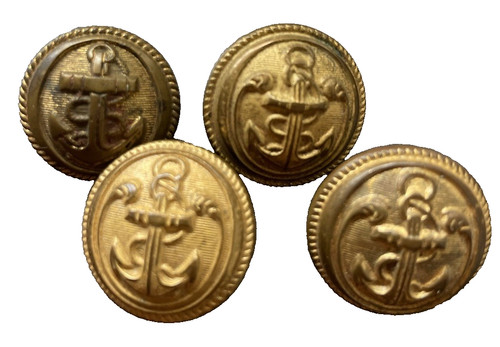 Boutons marine française - 4, de
