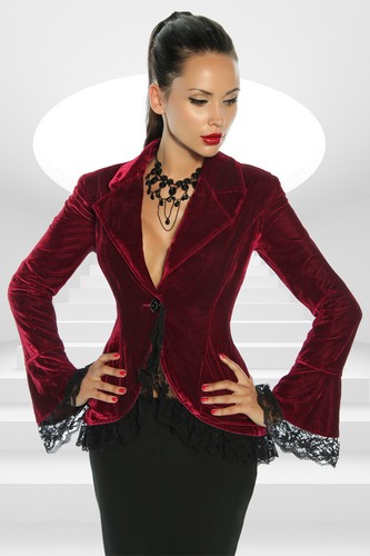 Veste velours gothique - veste,