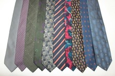 Lot De 10 Cravates En Soie