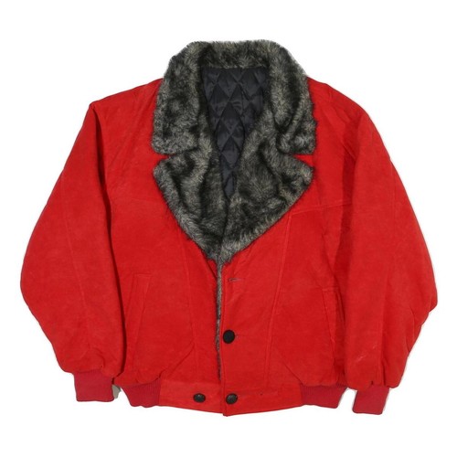 Veste femme rouge cuir - femme, en