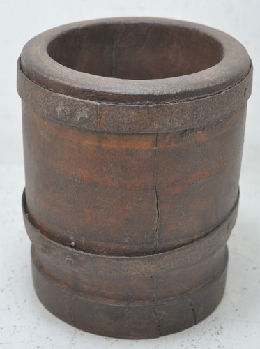 Pot épices rond bois - pot,
