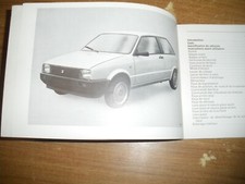 NOTICE D'UTILISATION SEAT IBIZA 1.2 L / 1.2 GL / 1.2 GLX / 1.5 GL / 1.5 GLX