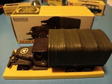 dinky camion gmc militaire baché et boite d origine meccano 809 avec cale g.m.c