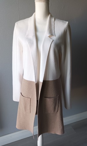 Gilet long morgan ivoire - gilet,