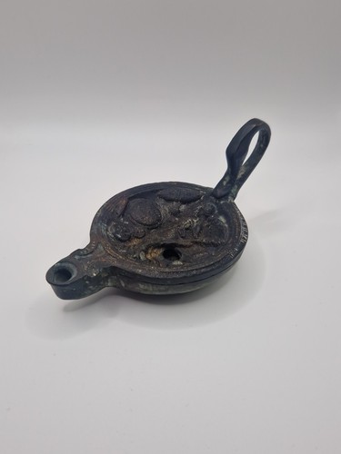 Lampe huile bronze - lampe,