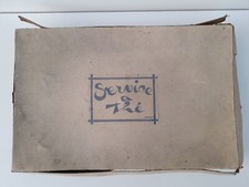 DINETTE EN TOLE PEINTE VINTAGE 1960 AVEC BOITE