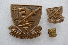lot insignes Commandos Marine Arthus Bertrand CHAUVET 1943