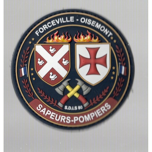 Ecussons pompiers forceville - pompiers,