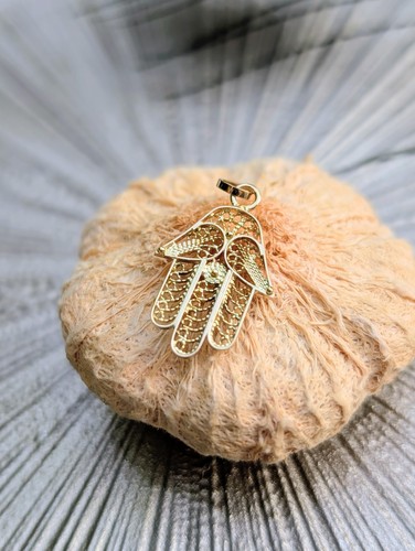 Pendentif main fatma or - pendentif,