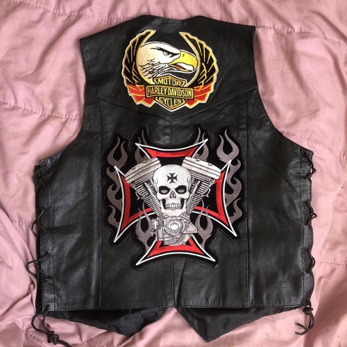 Harley davidson leather vest - harley,