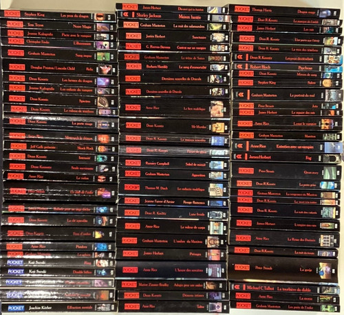 Lot livres terreur - de,