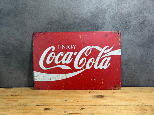 Plaque métal coca cola 1848 - métal,
