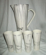 SERVICE À ORANGEADE vintage  CERAMIQUE  VALLAURIS  Capron Chambost ou autre TBE