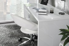 Bureau Laqué Blanc Scrittoio