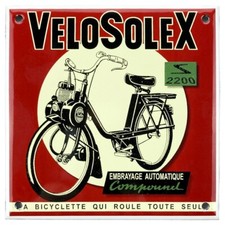 mini plaque émaillé bombée