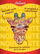 Magnet brossard savane carte - magnet,