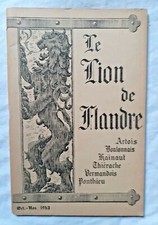 Nord : Le Lion de Flandre Octobre - Novembre 1943 Lille Art Flamand Anchin