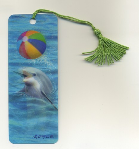 Dauphin avec plage balle d - plage, 3-d