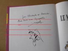 DESSIN et DEDICACE SIGNE PAR