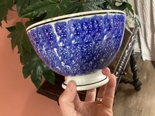 Grand bol ancien en opaque de Sarreguemines