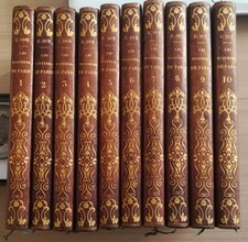 Eugène Sue Les Mystères de Paris Gosselin édition originale 10 volumes in-8