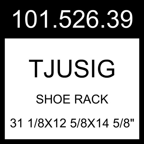 Ikea tjusig shoe rack black - shoe,