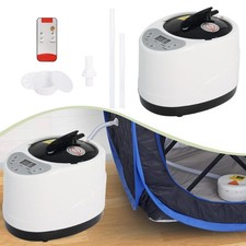 Sauna Vapeur 3 L avec Télécommande, Portable et Résistant Aux Intempéries