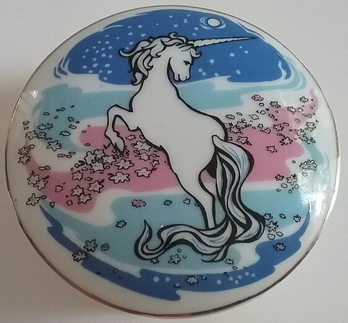 Dreamy unicorn round ceramic - unicorn,