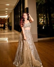 PARTY WEAR BRIDAL LEHENGA CHOLI DESIGNER LEHNGA DRESS INDIAN BOLLYWOOD DESIGNER