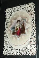 Rare image pieuse emboutie