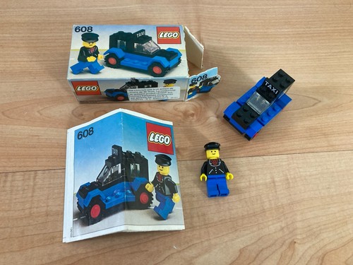 Lego vintage 608 taxi complete - lego,