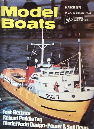 Model boats magazine march - model,