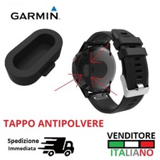 Cap TAPPO ANTIPOLVERE GARMIN FORERUNNER 945 copri ricarica charger port cap nero