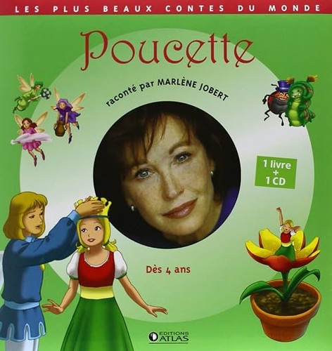Poucette livre jobert - cd,