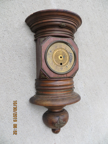 Antique wall case clock gustav - antique,