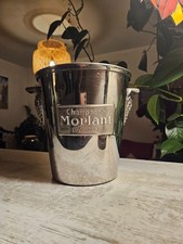 RARE SEAU A CHAMPAGNE MORLANT ART DECO ANCIEN EN METAL ARGENTE COLLECTION 