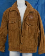 Vintage Brown Suede Baltimore Hard Rock Cafe Jacket, US Size M
