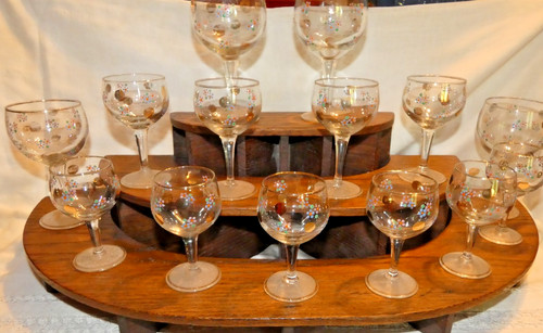Lot anciens verres - verres, à