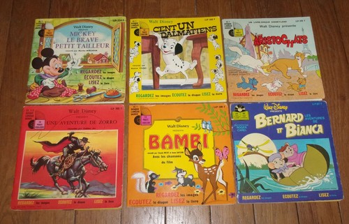 Lot livres disques disney - lot, de