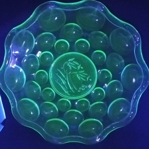 Grand plat plateau en verre - plat,