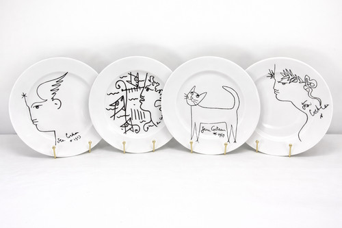 Jean cocteau assiettes - cocteau,