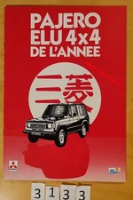 MITSUBISHI PAJERO Prospectus Edition Spéciale 4x4 de l'année Fr 20 pages 12/1984