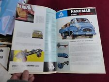 prospectus catalogue camion : HANOMAG HENSCHEL  nouvelle gamme de fourgons 1971