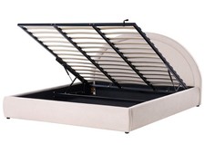 Lit avec Rangement en Tissu