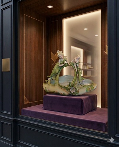 Coupe art nouveau femme - coupe,