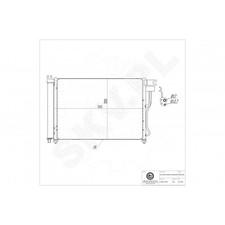 Condenseur de Climatisation Pour Hyundai Accent II III 976061E300