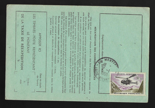 1968 carte ordre - carte,