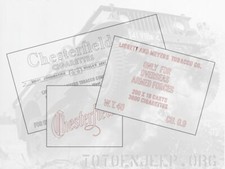 POCHOIR STENCIL MARQUAGE CAISSE CARTOUCHE CIGARETTE CHESTERFIELD  jeep WILLYS US