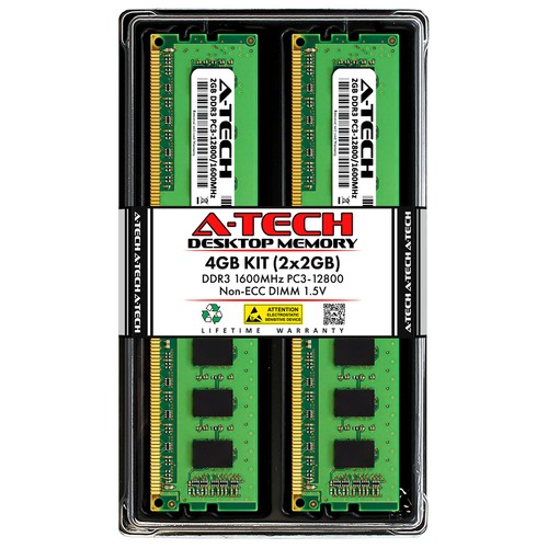 4gb 2x2gb pc3 - 2x2gb, msi