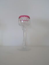 1 verre à vin du Rhin cristal taillé rouge Baccarat modèles Périgueux 19.7 cm 01